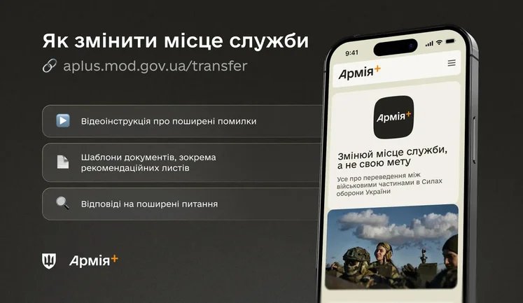 55 тысяч переводов военнослужащих уже оформлено благодаря рапортам в Армия+