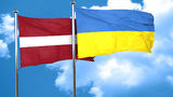 флаг,украины,латвии