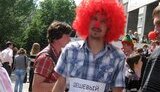 В Донецке Табачника встретили клоуны. ФОТОрепортаж.