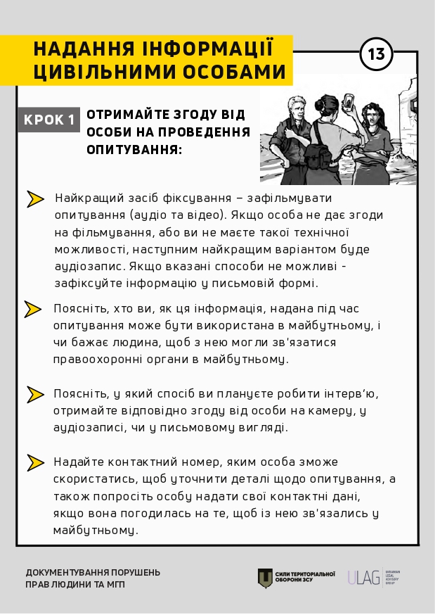 Как правильно документировать нарушения прав человека и международного права 13