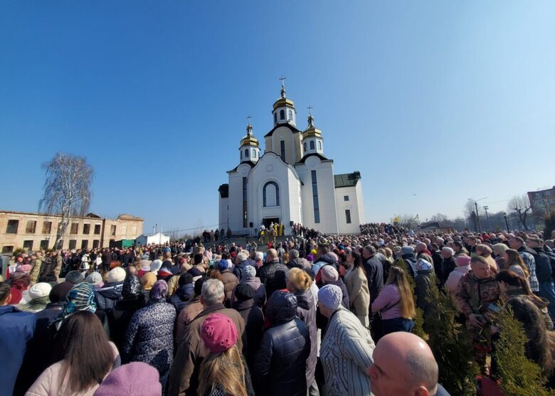 In Konotop, farewell to six territorial defense soldiers killed in Donetsk region 07