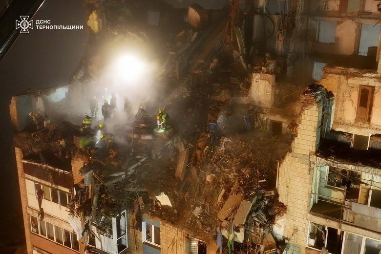 Удар РФ по Тернополю