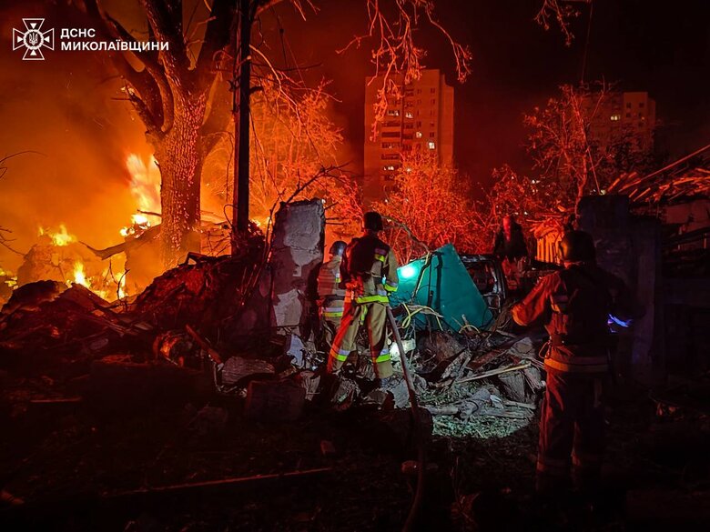 shelling of Mykolaiv