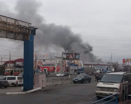 пожар харьков барабашово