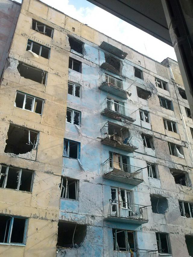 война обстрел разруха разрушения авдеевка