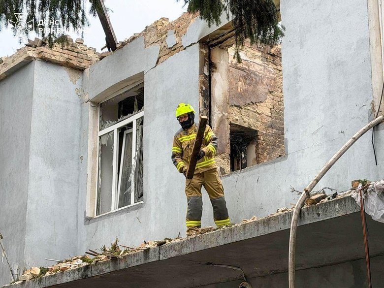 удар по університету в Рівному