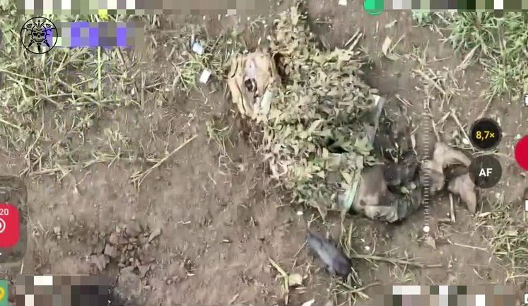Three invaders hid under anti-drone cloaks but were eliminated by Naddniprianska Brigade fighters. VIDEO