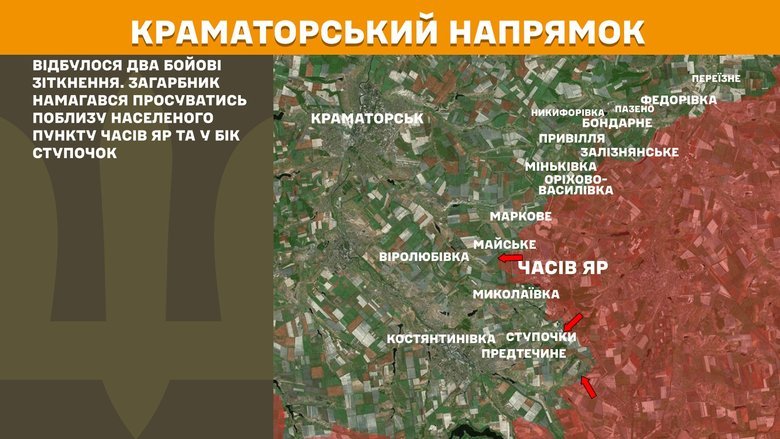 Сили оборони зупинили атаки ворога на всіх напрямках фронту