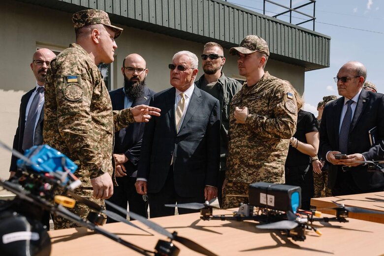 Kit Kellogg visited the training locations of the National Guard of Ukraine