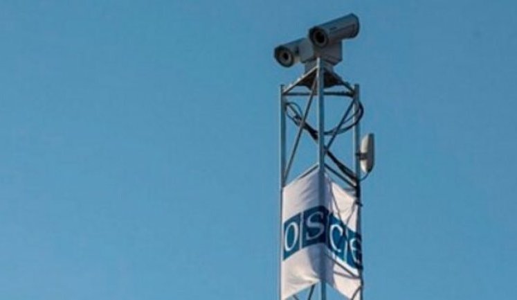 Камеры наблюдения спецмиссии ОБСЕ в Золотом и на ДФС были ограничены в течение 2 часов из-за воздействия лазерного излучения