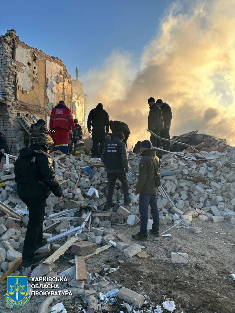 Наслідки обстрілу Купʼянська