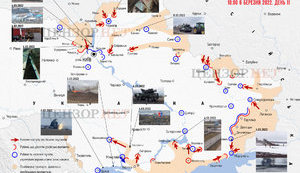 Война. Обстановка на 10.00 6 марта, 11 день вторжения