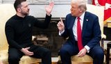 Володимир Зеленський та Дональд Трамп під час зустрічі в Овальному кабінеті, 28 лютого 2025 року