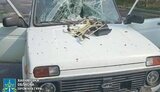 Drone attack on a car in Kupiansk