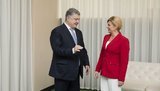 Обговорили питання енергетичної безпеки Європи, - Порошенко провів зустріч із президентом Хорватії Грабар-Кітарович. ФОТО