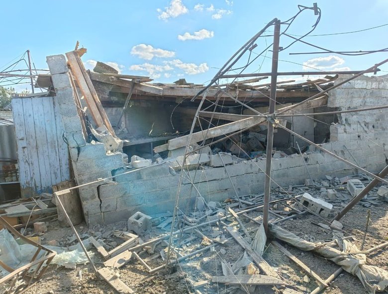 Shelling of Nikopol district on 19 September