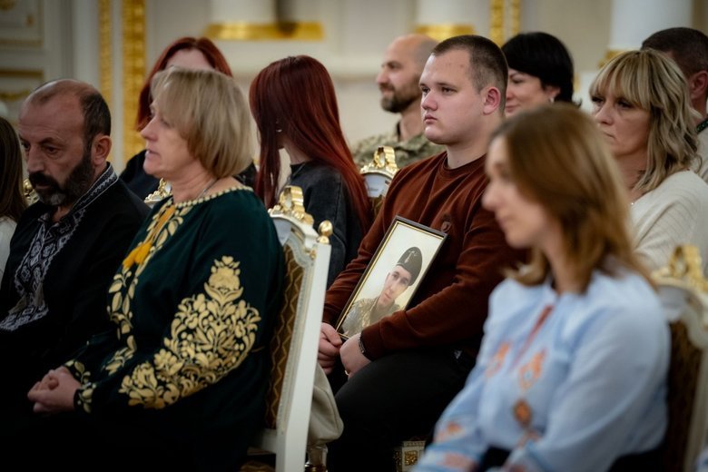 Награждение защитников