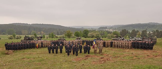 Багатонаціональні військові навчання Combined Resolve Х, на яких наші військовослужбовці отримали високу оцінку, завершилися в Німеччині, - Міноборони 02