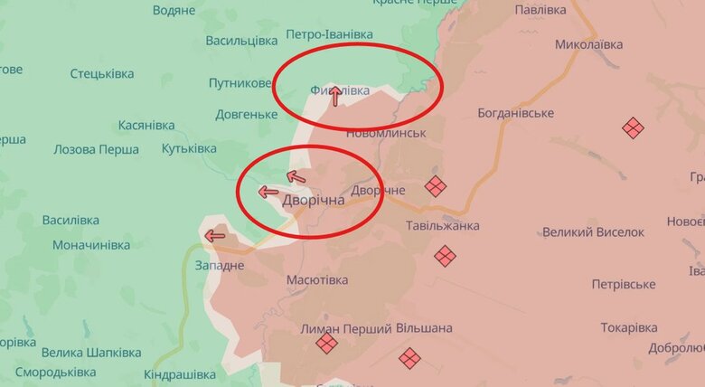 Ситуація на Харківщині: ворог хоче захопити Дворічну та Фиголівку