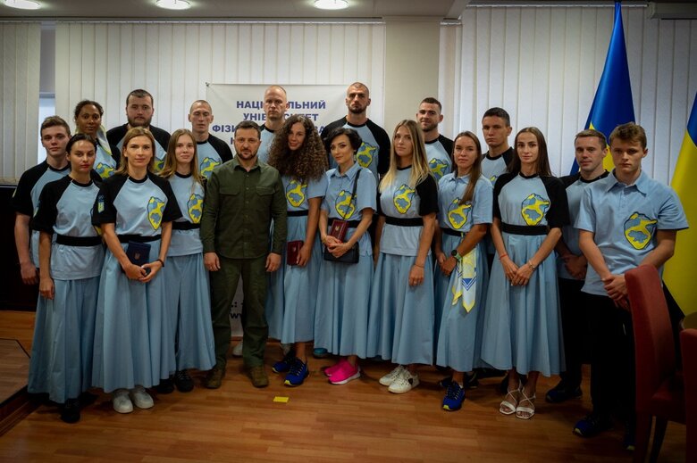 Зеленский встретился с украинскими спортсменами – победителями ІІІ Европейских игр 03