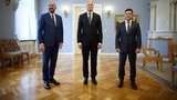 Зеленский в Литве обсудил с Мишелем и Науседой европейские перспективы Украины. ФОТО