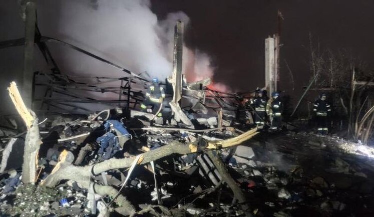 Ruscists hit infrastructure facility in Zaporizhzhia with S-300 missiles, - PO. VIDEO&PHOTOS