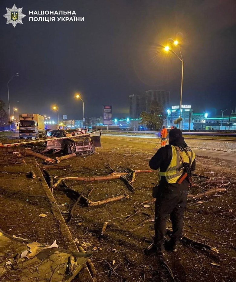 Обстріл Києва: поліція повідомила про загиблу та 14 поранених