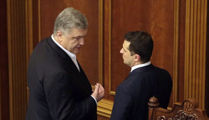 Зеленский о Порошенко: "Я уже стал его приговором"