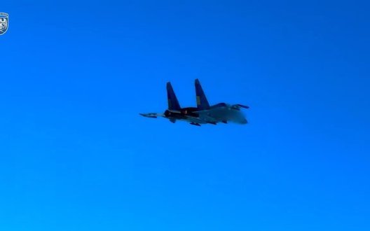 Пілоти 39-ї бригади на винищувачах Су-27 виконують бойові завдання під загрозою ППО ворога. ВIДЕО