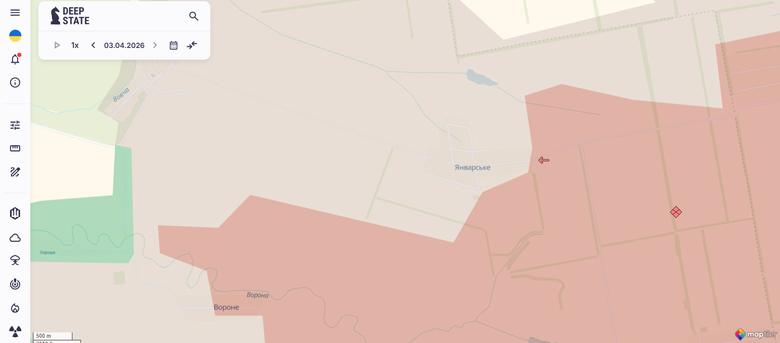 Січневе карта