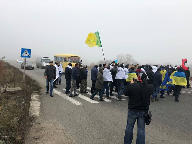 Farmers across Ukraine protesting against introduction of land reform 01
