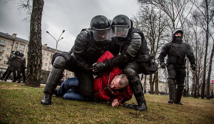 На Дні Волі в Мінську ОМОН затримав понад 300 осіб. ФОТОрепортаж