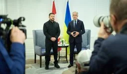 Зеленський зустрівся з Карні: Є вагоме рішення Канади щодо пакету допомоги для ППО України. ФОТО