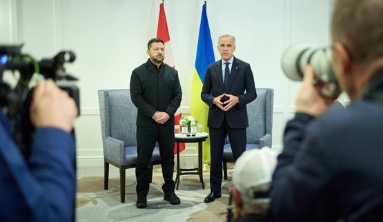 Зеленський зустрівся з Карні: Є вагоме рішення Канади щодо пакету допомоги для ППО України. ФОТО