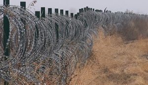 Колючая проволока и камеры: На границе с РФ построили сто километров забора. ФОТО