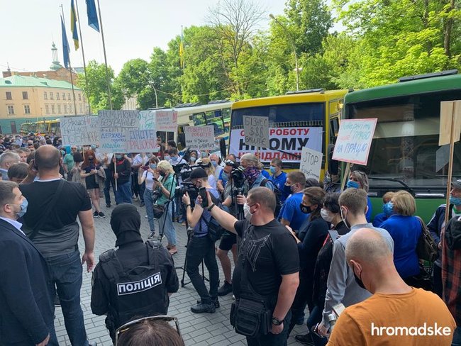 Львівські підприємці вимагали послабити карантин 02
