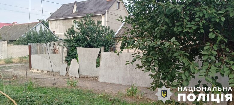 Наслідки обстрілу Херсонщини