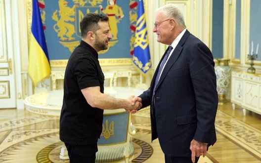 Posebni odposlanec Donalda Trumpa, Keith Kellogg, ponovno v Kijevu