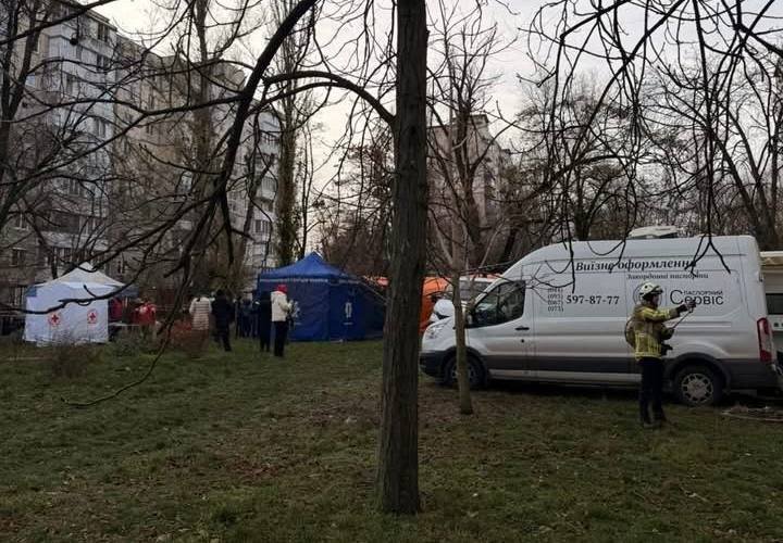 Kyiv after the shelling on 25 November