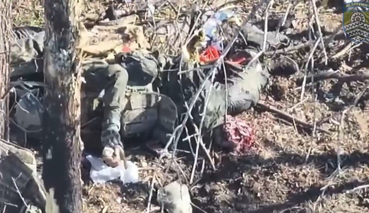 Оккупант с оторванной ногой подорвал себя боевой гранатой. ВИДЕО