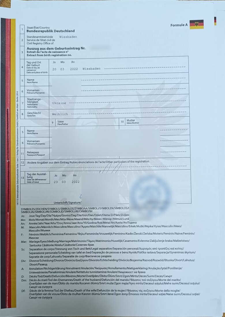 За 6 тис. євро чоловік купив документи на трьох дітей