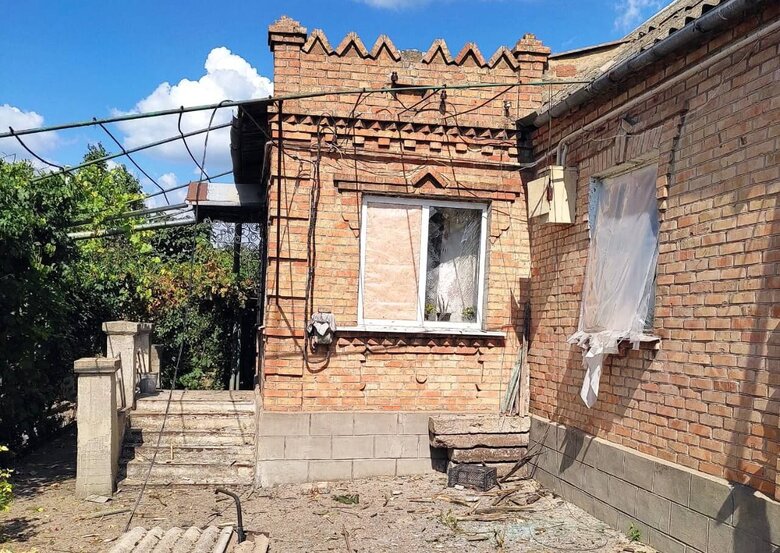 Наслідки російського удару по Нікопольщині