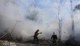 Наслідки ракетного удару РФ по Києву: 5 поранених, одна людина у важкому стані. ФОТОрепортаж