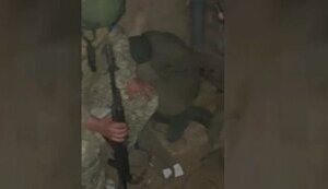 Fighters of 92nd brigade near Balaklia captured Russian soldiers from Kaliningrad. VIDEO