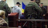 У Соснівському райсуді Черкас тривають протести проти зміни запобіжного заходу підозрюваним у вбивстві журналіста Сергієнка