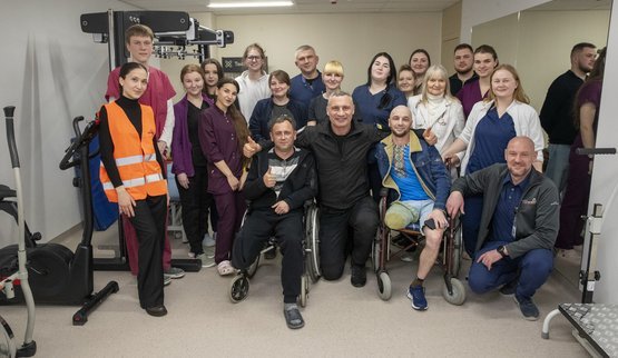 В Киеве открыли новое отделение реабилитации раненых военных