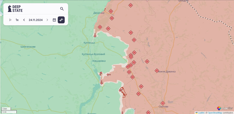 Просування росіян на Харківщині