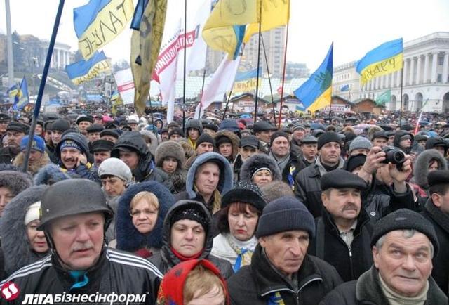 митинг евромайдан вече
