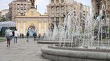 В центре Киева заработали 6 фонтанов. ВИДЕО+ФОТОрепортаж