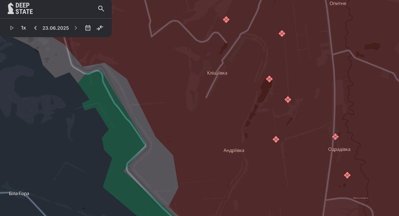 The enemy has advanced near Klishchiivka, Dachne, Toretsk, Fedorivka, and Shevchenko.